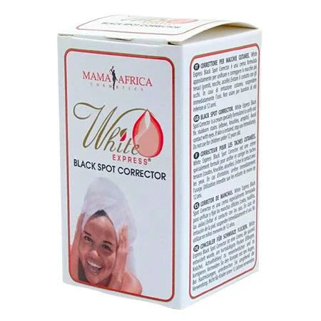 Mama Africa White Express Black Spot Corrector for Targeted Dark Spot Reduction for Even Skin Tone 30 ml/1.01 oz